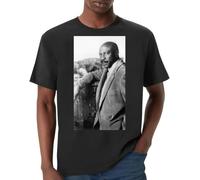 BXNHYESWS Louis Gossett Jr - Premium Men's Crewneck T-Shirt Manches Courtes(Large)