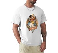 BXNHYESWS Men's Casual Shirt Sterling Archer Danger Zone Artwork Awesome Hand Wash Recommended White Manches Courtes(Medium)