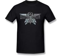 BXNHYESWS Men's Dimmu Borgir Band T Shirt Manches Courtes(Large)
