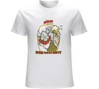 BXNHYESWS Men's Hagar The Horrible Drink and Be Merry Military T Shirt White Manches Courtes(3X-Large)