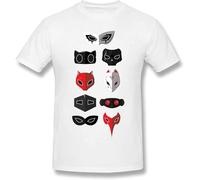 BXNHYESWS Men's Persona 5 Short Sleeve T-Shirt Manches Courtes(Large)