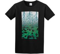 BXNHYESWS Men's Round Neck T-Shirt M.C. Escher Classic Style Black Manches Courtes(Small)