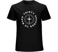 BXNHYESWS Men's Summer T-Shirt Thirty Seconds to Mars Monolith T-Shirt Comfortable Fabrics to accompany You All Summer Manches Courtes(Medium)