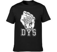 BXNHYESWS Men's T Shirt DYS Brian Walsby Limited to 300 Punk Hardcore Rare Straightedge Hand Wash Recommended Black Manches Courtes(Medium)