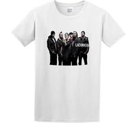 BXNHYESWS Men's T-Shirt Feel Soft Lacuna Coil Short Sleeves White Manches Courtes(Medium)