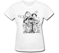 BXNHYESWS Novelty Women Case Closed T Shirt White Manches Courtes(Small)