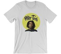 BXNHYESWS Peter Tosh T Shirt Reggae Icon The Waileregalize It Jamaica Kingston-Black Manches Courtes(Small)