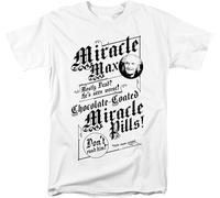 BXNHYESWS Princess Bride Miracle Max Unisex Short Sleeve T-Shirt Manches Courtes(Small)