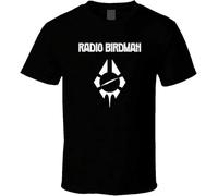 BXNHYESWS Radio Birdman Australian Logo Shirt Black White Tshirt Men's Hemden(Large)
