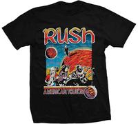 BXNHYESWS Rush US Tour 1978 T-Shirt Manches Courtes(Large)