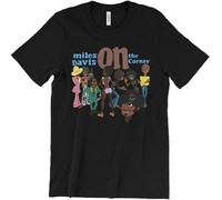 BXNHYESWS Short SleeveT-ShirtMiles Davis on The Corner Tshirt Jazz Trumpet Legend Sketches in Spain Brew LpShirt Top Hemden(X-Large)