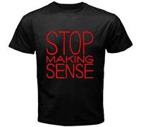 BXNHYESWS Talking Heads Stop Making Sense Men's Black T-Shirt Black Manches Courtes(Large)