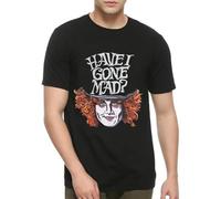 BXNHYESWS The Mad Hatter - Have I Gone Mad T-Shirt, Alice's Adventures in Wonderland Shirt Manches Courtes(XX-Large)