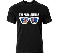 BXNHYESWS The Proclaimers Inspired Festival Men's T Shirt Black Hemden(X-Large)
