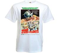 BXNHYESWS War Between The Planets v1 T-Shirt Movie Poster All Colour4 Hemden(XX-Large)