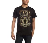 BXNHYESWS Zion Rootswear Men's Johnny Cash Guns to Town T Shirt Hemden(X-Large)