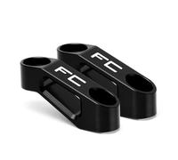 BXNLY Adaptateur de rétroviseur Extension De Rétroviseurs De Moto, Adaptateur D'extension De Rétroviseur, Support D'adaptateur pour FC Toutes Années(Nero)