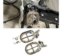 BXNLY Pédale de Repos Repose-Pieds en Alliage De Titane pour Moto pour H-Onda CR 125 250 2002-2007 2006 2005 2004 2003