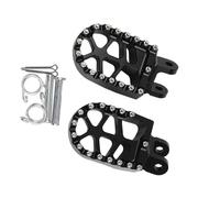 BXNLY Pédale de Repos Repose-Pieds Pilote pour Moto, Accessoires pour H-Onda CR80R CR80RB 1996-2002, 2001, 2000, 1999, 1998. Pièces De Pédales.(Nero)