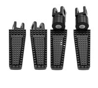BXNLY Pédale de Repos Repose-Pieds Réglables pour Pédales De Moto pour Aprilia RS4 125 2011-2014 2015 2016 2017/Tuono 125 2003-2014 2015 2016(Nero)