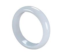 BXSMNH Bracelet Jade Blanc Suet Bracelet Blanc Bracelet Mode Bracelet Jade Bracelet Dames Filles Bracelet De Style Rétro Classique avec Certificat (Color : White, Size : 66mm)