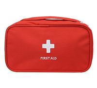 BXT Sac Trousse de Secours Pilulier Urgence Premiers Soins Organiseur de Pilule Compartiment de Rangement Médecine Sacoche de Protection pour Voyages Voiture Maison Camping Solution Saline