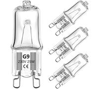BXXKXMC Ampoule halogène G9 25W 230V Ampoules de remplacement à base à 2 broches, intensité variable, blanc chaud…