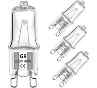 BXXKXMC Ampoule halogène G9 40W 230V Ampoules de remplacement à base à 2 broches, intensité variable, blanc chaud…