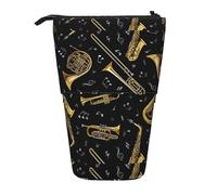 Bxzpzplj Trousse à crayons rétractable avec impression de formule mathématique pour bureau, papeterie, travail, Instruments de musique., Taille unique