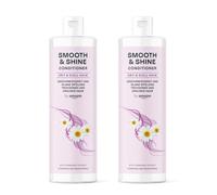 by Amazon Après-shampooing Smooth & Shine, 2 x 300 ml