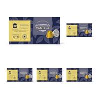 by Amazon Capsules de Café en Aluminium Aromatisées à la Vanille, Compatibles Nespresso, 20 Capsules (5 Paquet de 20) - Certifiées Rainforest Alliance