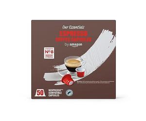 by Amazon Capsules de Café Expresso compatibles Nespresso, Torréfaction Moyenne, 50 Unité, Lot de 1, 100% Arabica