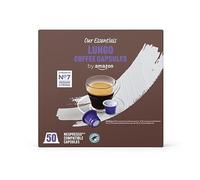 by Amazon Capsules de Café Lungo compatibles Nespresso, Torréfaction Moyenne, 50 Unité, Lot de 1, 100% Arabica