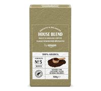 by Amazon Coffee Classic 100% Arabica, Café Torréfié Moulu, Torréfaction Moyenne, 1 Paquet de 500g - Certifié Rainforest Alliance