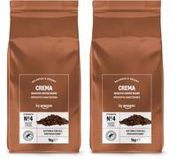 by Amazon Espresso Crema Coffee Grains 1 kg (Lot de 2)