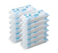by Amazon Lingettes pour Bébé Ultra-Douces, 100% Fibres Végétales, 99% Eau, 720 Lingettes, Non Parfumées, 12 Paquets de 60 (anciennement sous la marque Mama Bear, même produit)