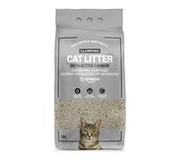 by Amazon Litière agglomérante Non parfumée pour Chat avec Charbon Actif 10 l
