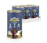 by Amazon Nourriture Humide pour Chien - Canette - Morceaux de volaille en Sauce 6 Paquets