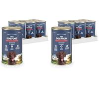 by Amazon Nourriture Humide pour Chiens, Morceaux de bœuf en Sauce, 6 x 1,24 kg (Lot de 2)