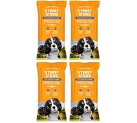 by Amazon pour Chiens - Bâtonnets Torsadés à la Volaille et au Gibier, 100g (Lot de 4)
