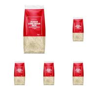 by Amazon Riz Long Grain Étuvé, 1kg (Lot de 5)
