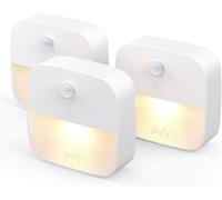 By Anker [Pack De 3] Lumi Veilleuse-Lampe Murale Autocollante Avec Led De Couleur Chaude,Détecteur De Mouvement,Capteur De Lumière,Efficacité Énergétique Pour Chambre,Salle De Bain,Cuisine,Etc.