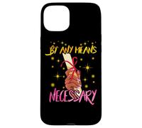 By Any Means Necessary Graduation HBCU Educated Black Girl Coque pour iPhone 15 Plus