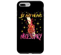 By Any Means Necessary Graduation HBCU Educated Black Girl Coque pour iPhone 7 Plus/8 Plus