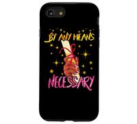 By Any Means Necessary Graduation HBCU Educated Black Girl Coque pour iPhone SE (2020) / 7 / 8