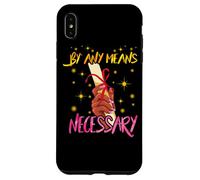 By Any Means Necessary Graduation HBCU Educated Black Girl Coque pour iPhone XS Max
