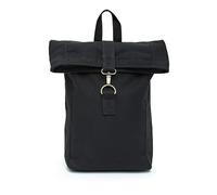 By Bers Leon Sac à dos rolltop en coton de qualité supérieure et tissu tissé pour ordinateur portable de 17" - Élégant sac à dos de voyage pour le sport, le shopping, les voyages, le cyclisme