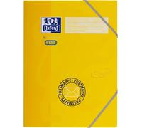 By Elba Chemise À Élastiques Pour Une Fermeture Sûre,3 Rabats Arrondis,Carton Solide Avec Surface Douce A4,1 Stück Jaune