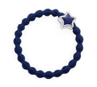 By Eloise London Enamel Silver Star couleur Navy Blue