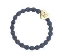 By Eloise London Gold Heart couleur Dove Blue